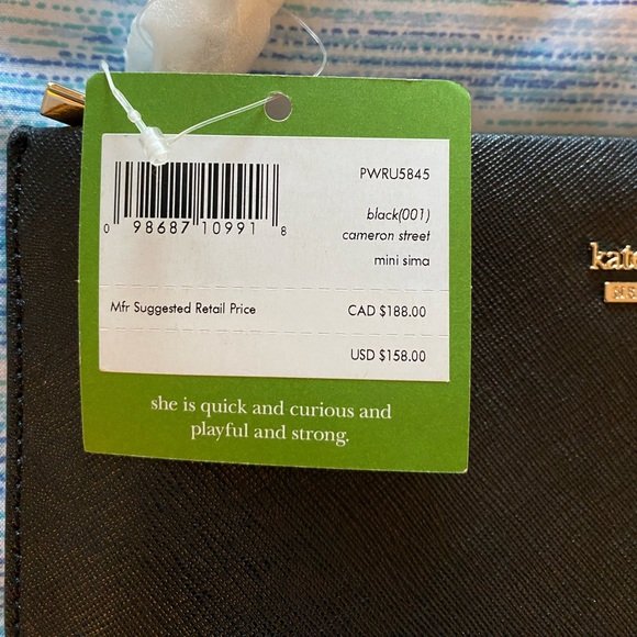 Kate Spade Black Cameron Street Mini Sima Crossbody Bag - Picture 4 of 9